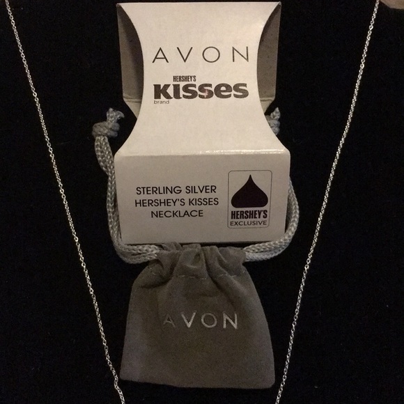 Avon Sterling Silver Hershey’s Kisses Necklace - Picture 4 of 4